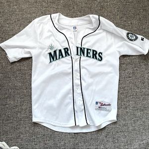 Mariners Button Up Baseball Jersey